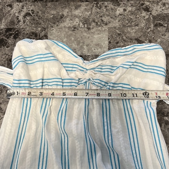 Tommy Bahama Strapless Striped Dress Medium - Picture 11 of 11